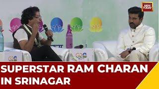 Superstar Ram Charan Explains The 'RRR' Phenomenon At G20 Meet In Srinagar | WATCH