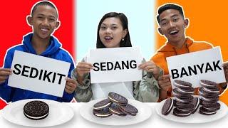 MAKAN SEDIKIT, SEDANG ATAU BANYAK! | CHALLENGE | Mikael TubeHD