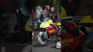 Moments Before the Flag: Michael Dunlop’s Calm Focus on the Grid  Manx GP 2024