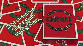 Daily deck review day 333 - Orbit Christmas 2022 Edition playing cards