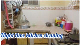 Night time kitchen cleaning routine | ulfat sharmeen vlog