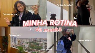 MINHA ROTINA DA MANHÃ *high school* - Larah time