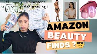 Amazon Beauty Finds ?? uff Rhinestone Stocking  || My essentials ‼️