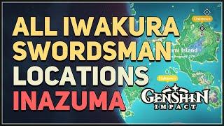 All Iwakura Swordsman Locations Genshin Impact (Iwakura Out)