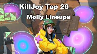 Top 20 BEST NEW (2023) KILLJOY lineups on BIND! | Valorant killjoy lineups