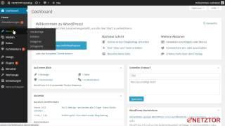 WordPress Artikel Kategorien anlegen löschen und verwalten Einsteigerkurs by NETZTOR