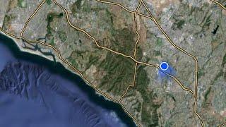 Irvine, Airport John Wayne, Santa Ana, Newport Beach, Dana Point,  Laguna Niguel. June 28, 2024.