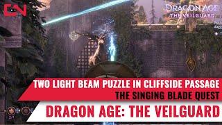 Two Light Beam Puzzle in Cliffside Passage - The Singing Blade Dragon Age The Veilguard