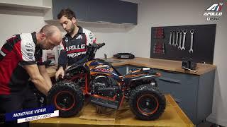 Unboxing & Instructions de montage - Pocket quad 49cc Viper - Apollo Motors