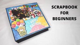 DIY Scrapbook Tutorial | Scrapbook For Beginners | How To Make Scrapbook  | Crafteholic