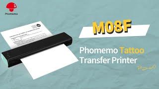 Phomemo M08F Tattoo Tutorial丨Make Tattoo Stencil with Phomemo M08F丨Tattoo Transfer Stencil Printer