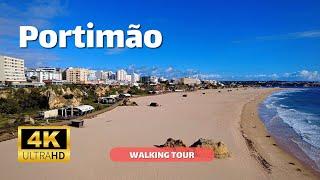 Portimao, Algarve 2023  – Walking Tour Low Season – 4K Winter