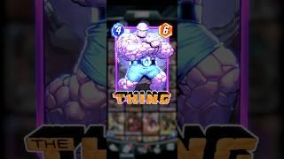 EPIC Upgrade THE THING Marvel Snap #marvelsnap #marvelsnapdeck #thething  #marvelsnapgameplay