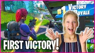 GETTING MY FIRST VICTORY ROYALE!!!