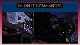 James Vega Disables Geth Cannon in Unique Way - ME3 Legendary