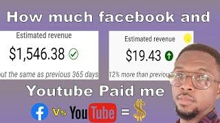 How Much Facebook and YouTube PAID Me for 7 Days views - FULL BREAKDOWN