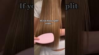 If you want to get rid of split ends… you have to cut them off! #haircare #haircareroutine #hair