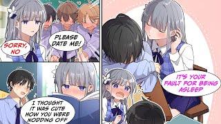 [Manga Dub] The girl who rejects every boy in class gets embarassed when I say she's cute and...