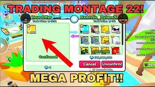 GOLDEN TITANIC!!! | Trading Montage 22! (Pet Sim 99)