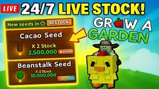 LIVE  GROW A GARDEN  STOCK  |  WEATHER  &  EGGS! 24/7  (REAL TIME )