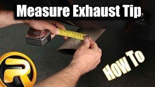 How to Measure Exhaust Tip