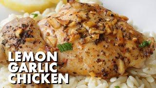 Easy Lemon and Garlic Chicken - Single Serving Recipe