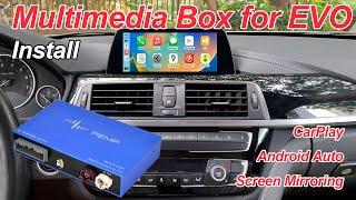 PEMP bmw EVO CarPlay and Android auto MMI box install