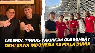 Para Legenda Timnas Datangi Ole Romeny !! Ajak Ole Romeny Perjuangkan Mimpi Indonesia ke Piala Dunia