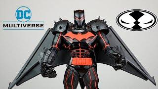 DC Multiverse Hellbat McFarlane Toys close up view | Comic Toy Hunter