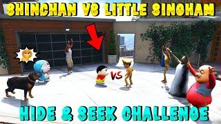 Shinchan Vs Little Singham Hide and Seek Challenge in GTA 5