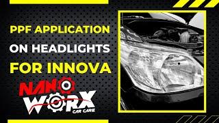 Paint Protection Film (PPF) on Headlights by Nanoworx Car Care Tarlac