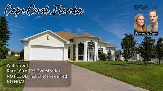 Fantastic Custom Home on a Canal Front Overside Lot.