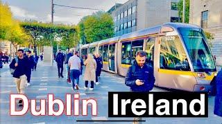 Dublin City tour 2024 | 4k HDR virtual walking tour Around the city | Dublin Ireland, City Walk 2024