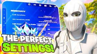 THE *PERFECT* Controller Settings For Fortnite CHAPTER 6! (PS4/PS5/XBOX/PC)