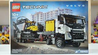 LEGO Technic 42175 Volvo FMX Truck & EC230 Electric Excavator - LEGO Speed Build Review