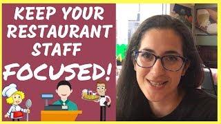 Keep Restaurant Staff ON TASK | RESTAURANT MANAGEMENT TIP