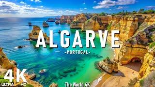 Algarve, Portugal 4K - Unveiling the Wonders of Portugal's Coastline - Calming Music