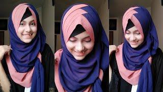 Criss Cross Hijab Tutorial || Easy Criss Cross Hijab tutorial || Noshin Nower 