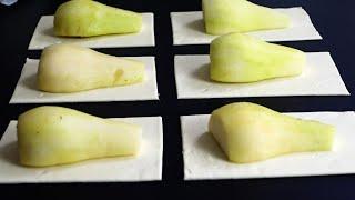 If you have puff pastry and pears, you will be delighted! Quick and easy!