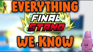 *EVERYTHING* WE KNOW ABOUT THE DBZ FINAL STAND REMASTER