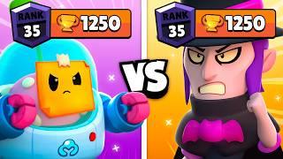 I Raced My BEST & WORST Brawler to 1250 Trophies..