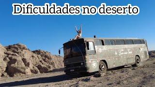 A maior dificuldade que encontramos de motorhome pelo deserto do Atacama