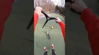 This one hurt #short #scooter #skate #shorts #funny #fail  #viral #scoot