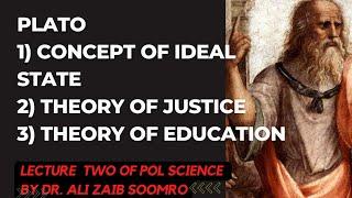 Plato Ideal State ||Theory of Justice || Theory of Education || by Dr Ali Zaib Soomro #plato #css