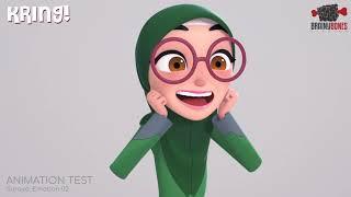 KRING! | Animation & Render Test - Teacher Suraya's emotion