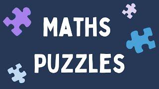 Maths Puzzles: Part One