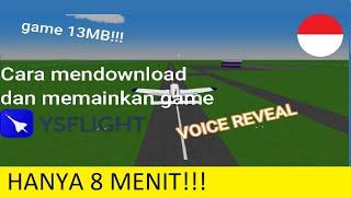 Cara Mendownload YSFLIGHT simulator di pc | YSFLIGHT Tutorial indonesia