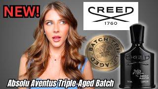 NEW CREED ABSOLU AVENTUS TRIPLE AGED BATCH FRAGRANCE FIRST IMPRESSIONS! Is it worth it?