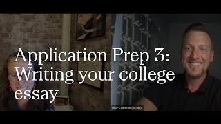 Application Prep 3: Writing your college essay | RISD Undergraduate Admissions | 2024-2025