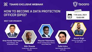 Data Protection Officer: Overview & Certifications | Tsaaro Exclusive Webinar | #dataprotection